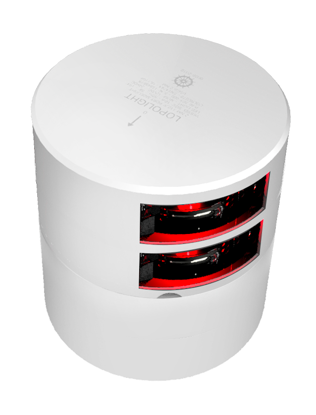 2nm Port, Double, white ceramic coated